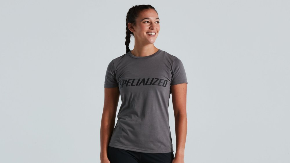 Specialized Women's Wordmark T-Shirt Smoke M